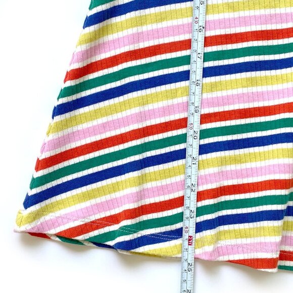 Hanna Andersson Girls Sleeveless Summer Dress Multicolor Striped Size 6-7 (120) - Picture 11 of 13